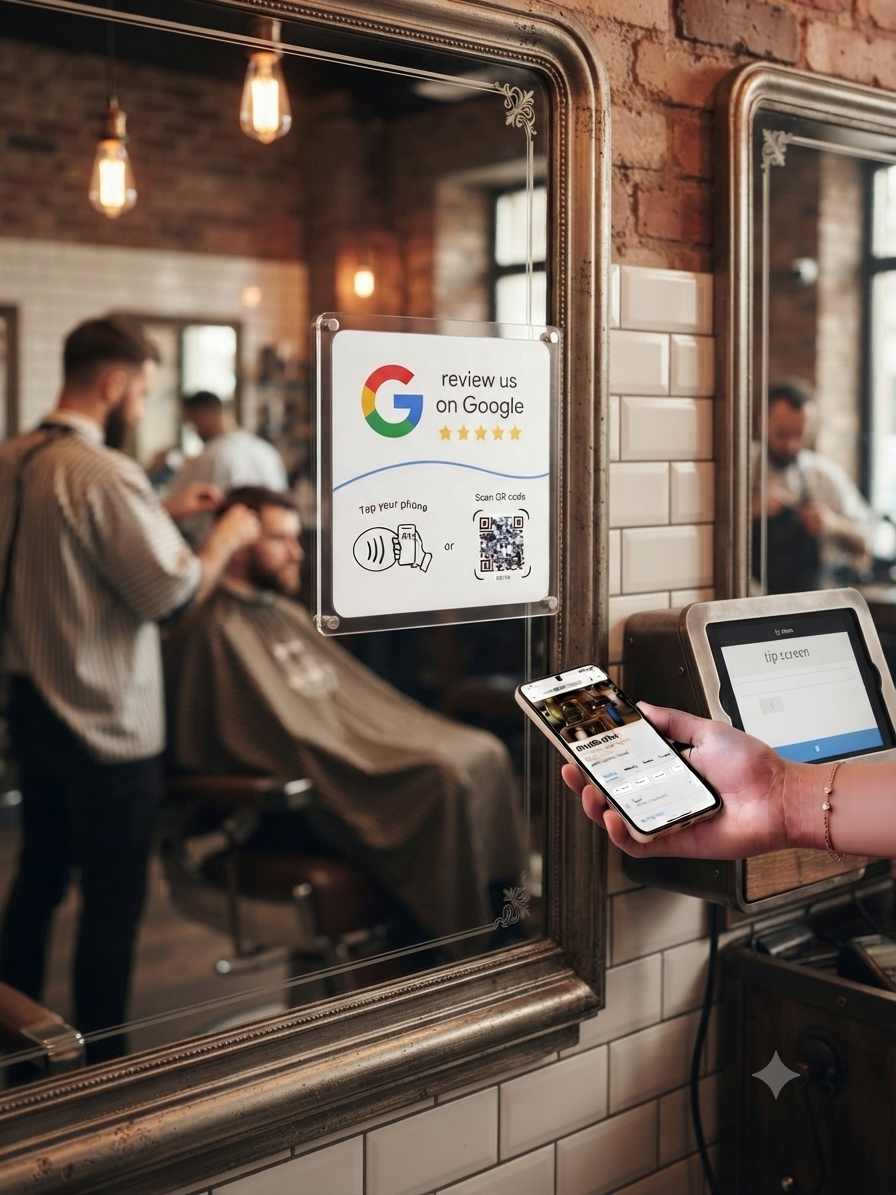 QuickReview — Single Preprogrammed Google Review Card