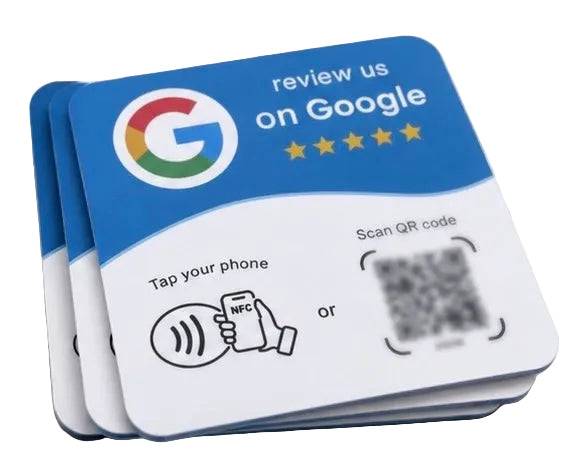 QuickReview — 3 Pack Preprogrammed Google Review Cards