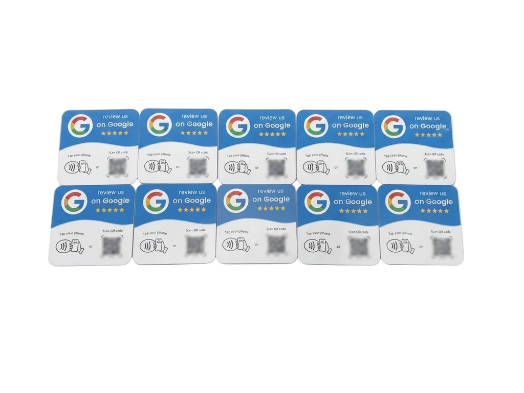 QuickReview — 10 Programmable Google Review Cards