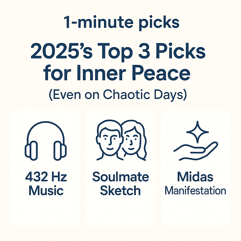 [1-minute picks] 🎧 2025’s Top 3 Picks for Inner Peace (Even on Chaotic&nbsp;Days)