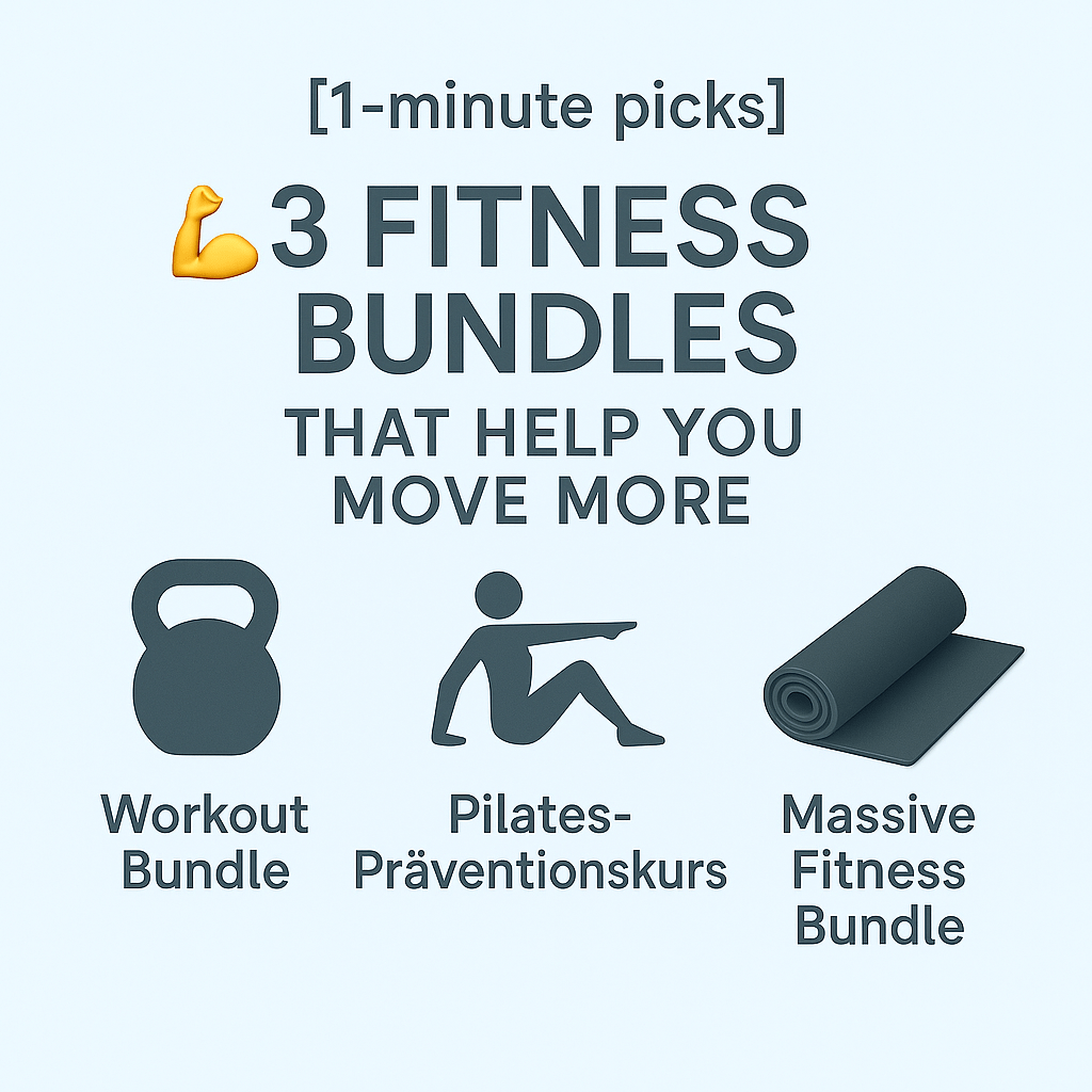 [1-minute picks] 💪 3 Fitness Bundles That Help You Move More (Without a&nbsp;Gym)