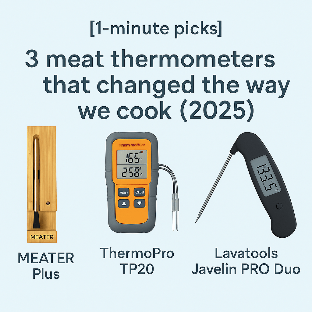 [1-minute picks] 3 meat thermometers that changed the way we cook&nbsp;(2025)
