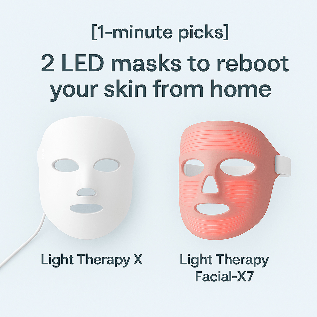 [1-minute picks] 2 LED Masks to Reboot Your Skin from Home&nbsp;(2025)